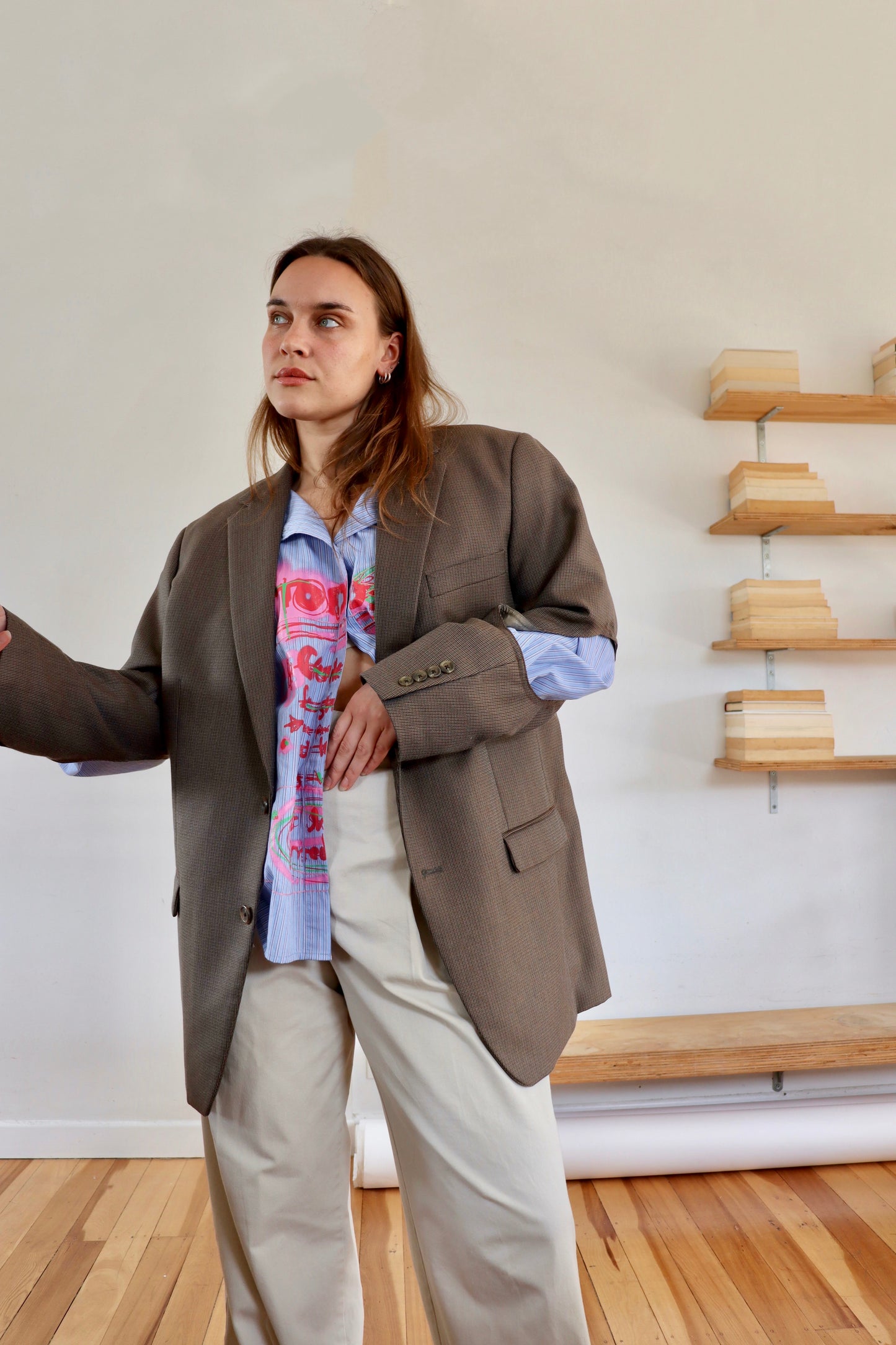 Brown Holy Blazer