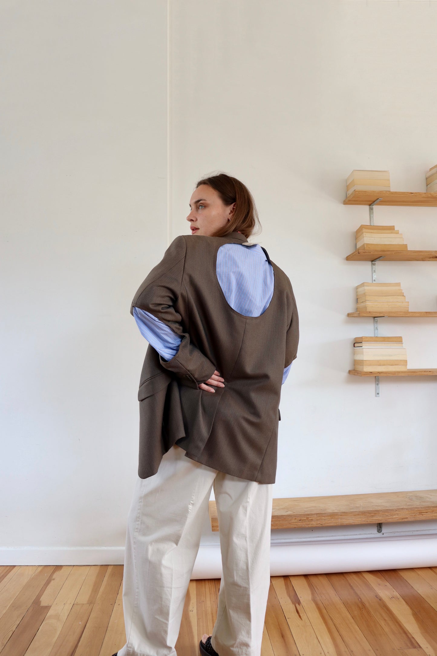 Brown Holy Blazer