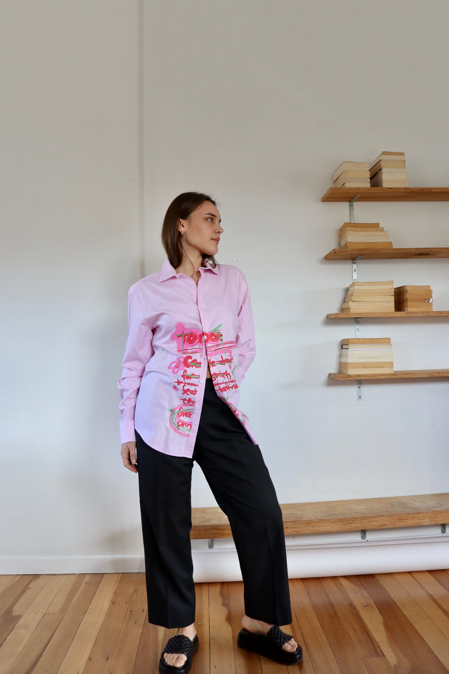 Pink 'To Do' Shirt S