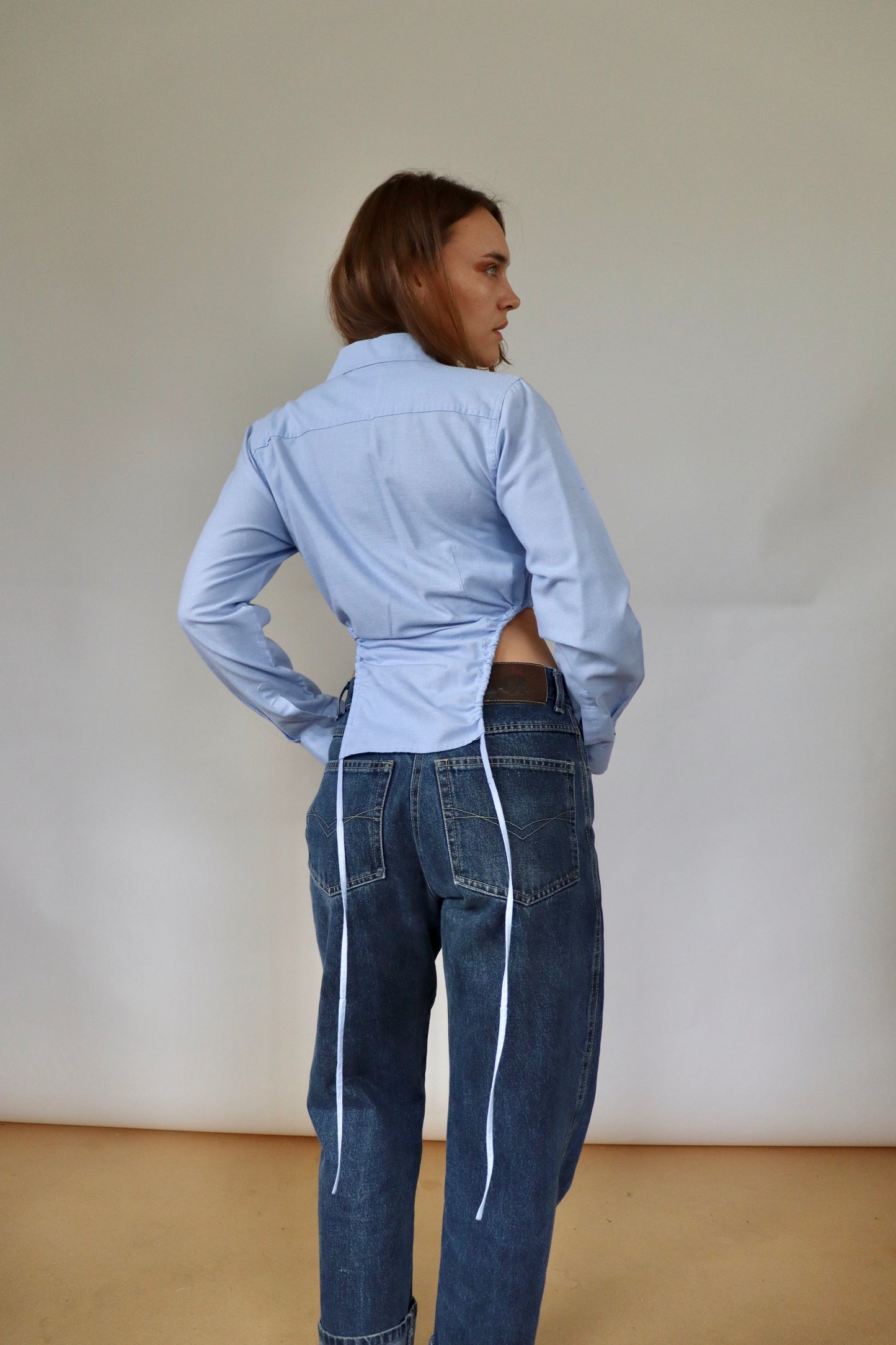 Baby Blue Curve Shirt XS
