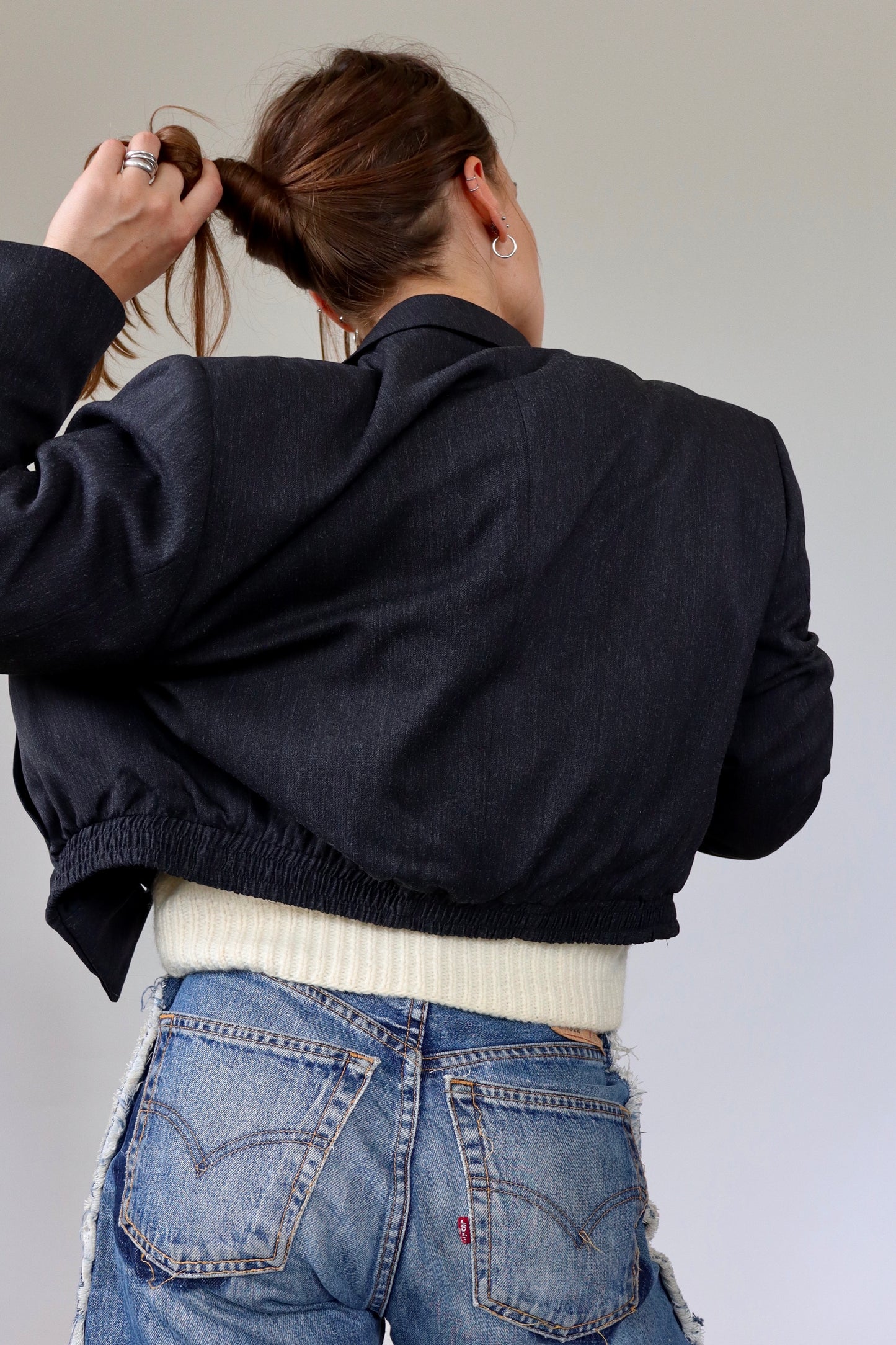 Charcoal Grace Bomber S