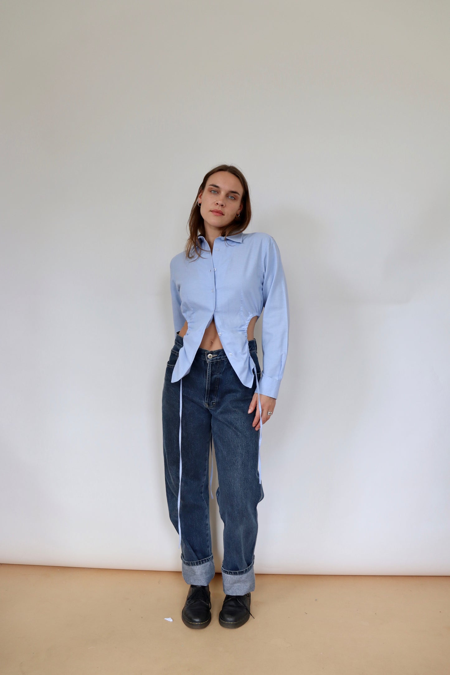Baby Blue Curve Shirt XS