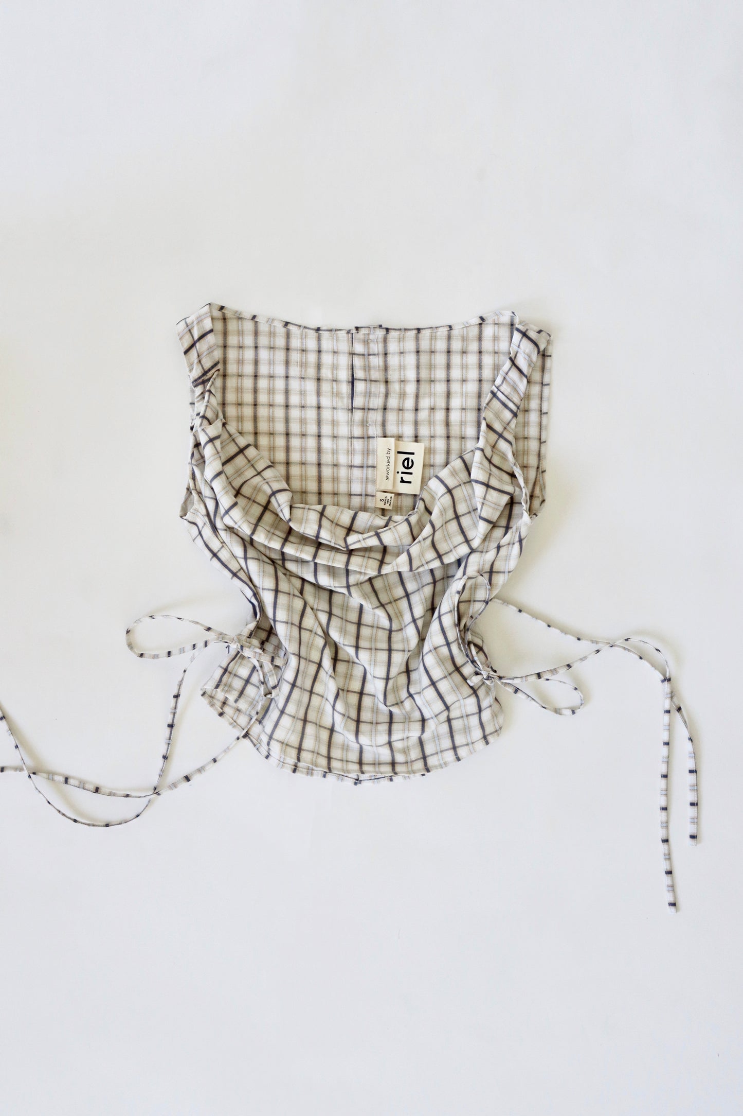 Cream Patterned Awa Top S