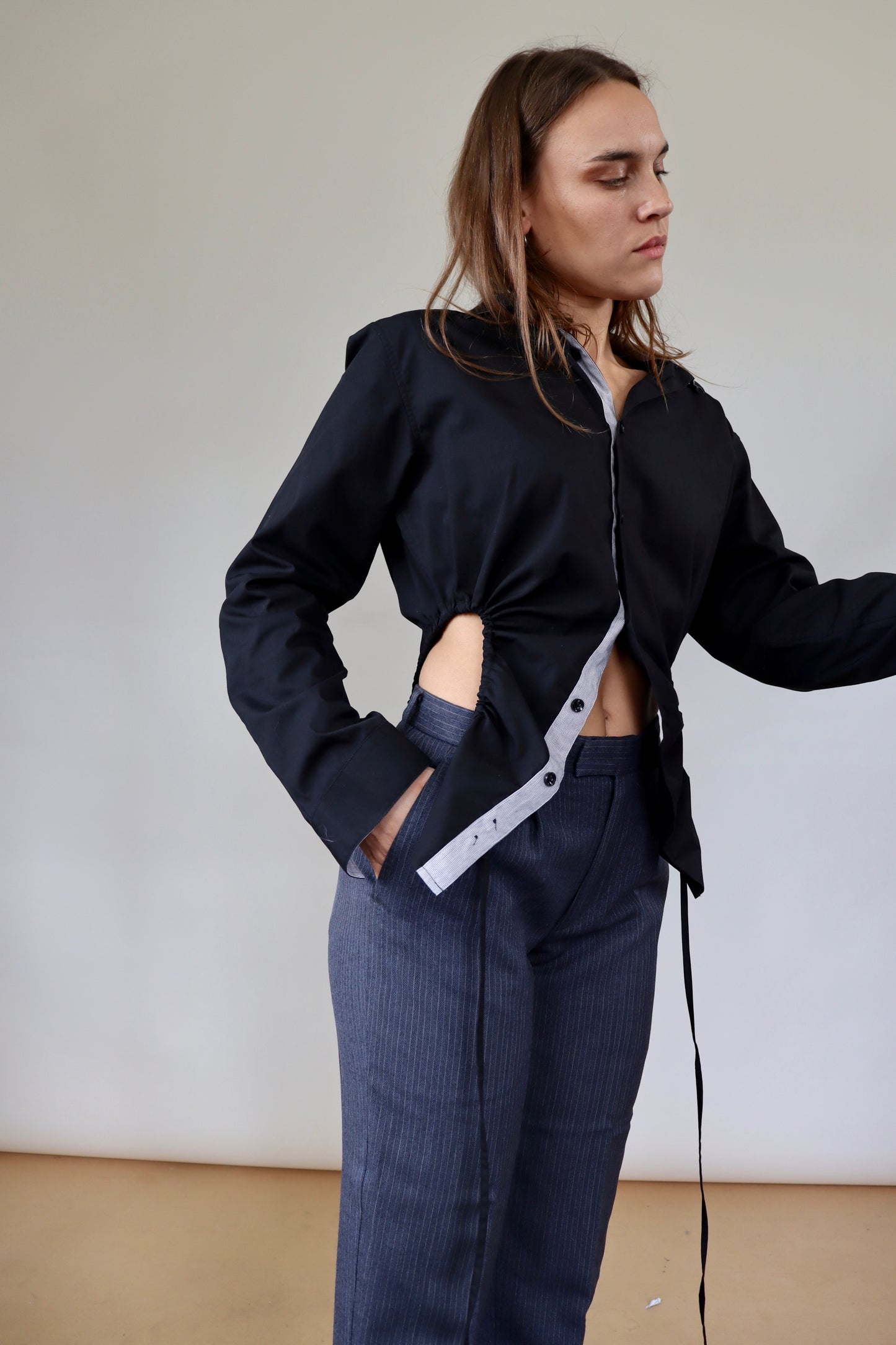 Black Curve Shirt S