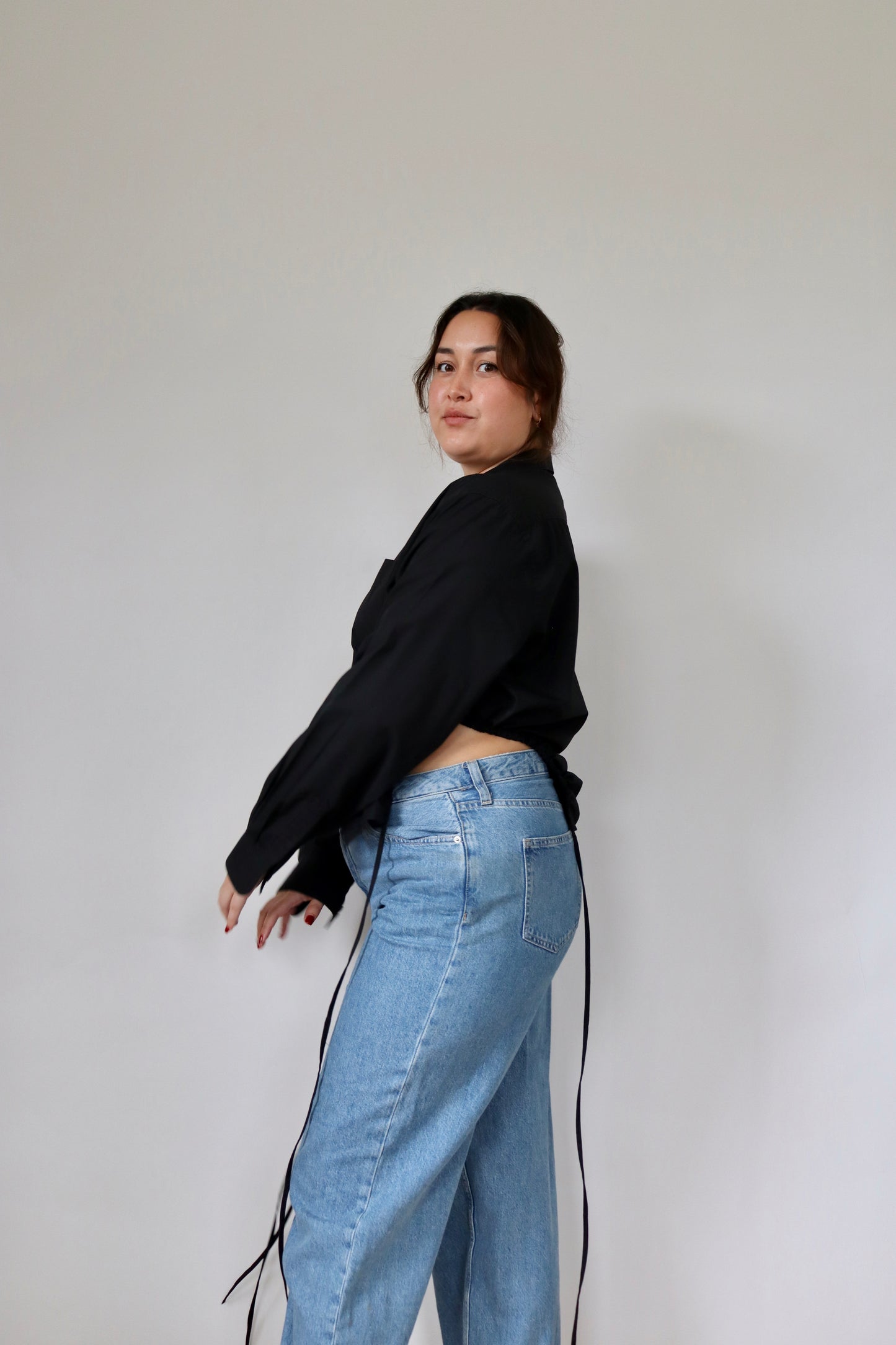 Black Curve Shirt L