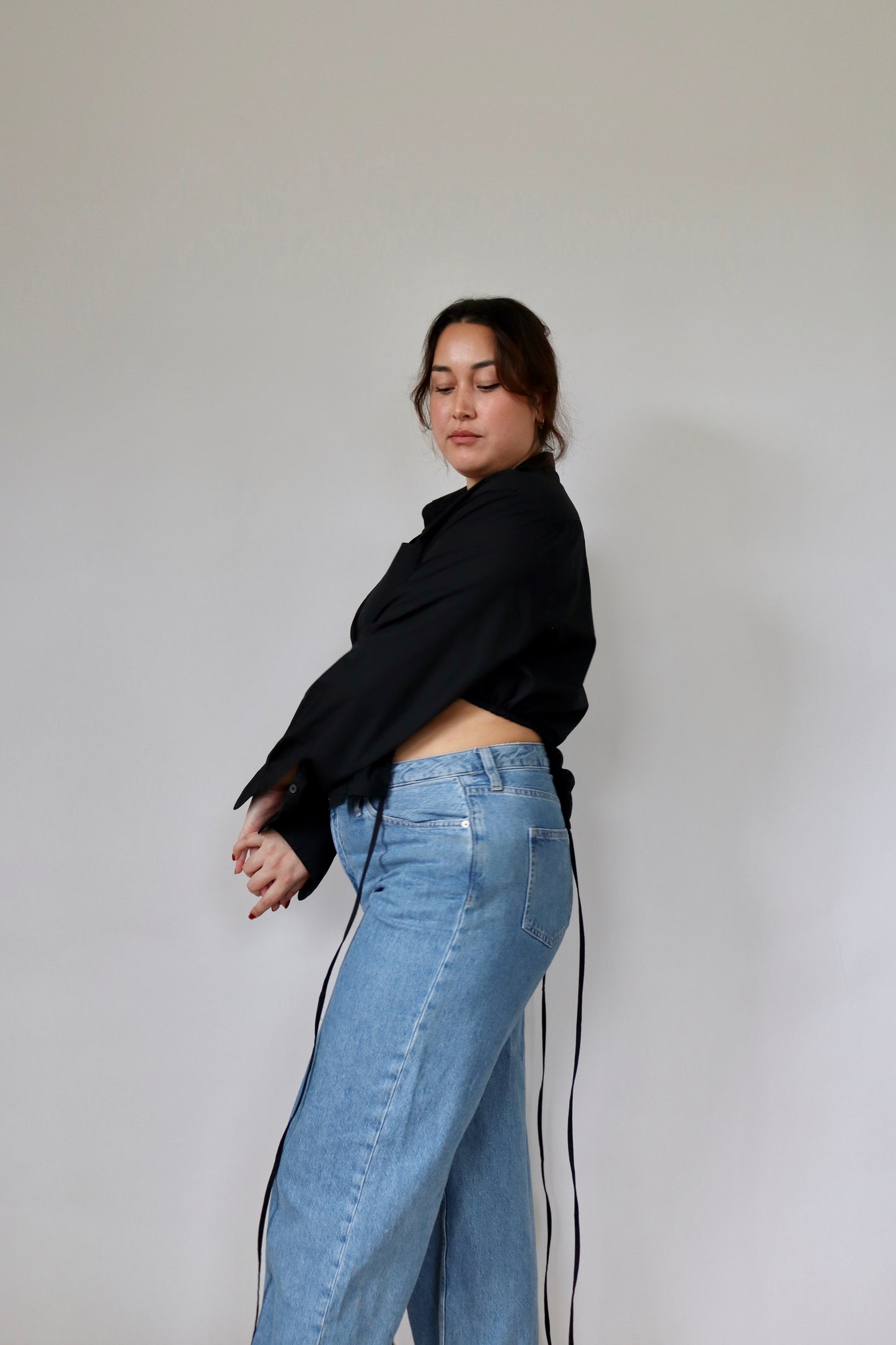 Black Curve Shirt L