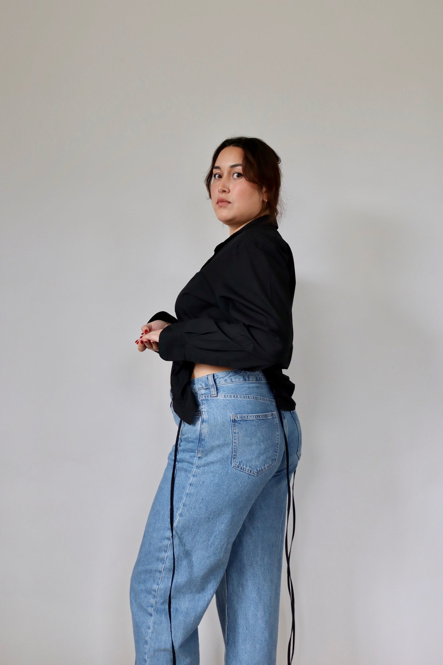 Black Curve Shirt L