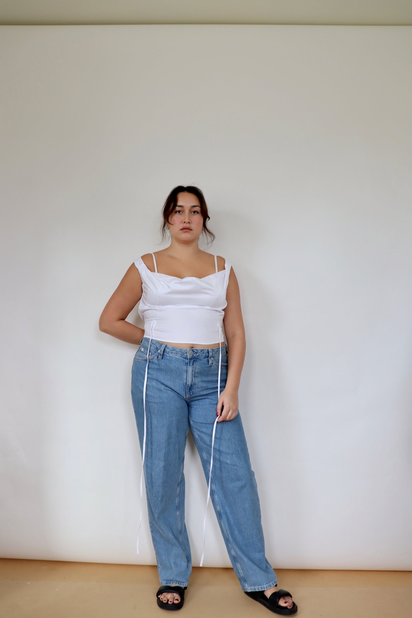White Awa Top L