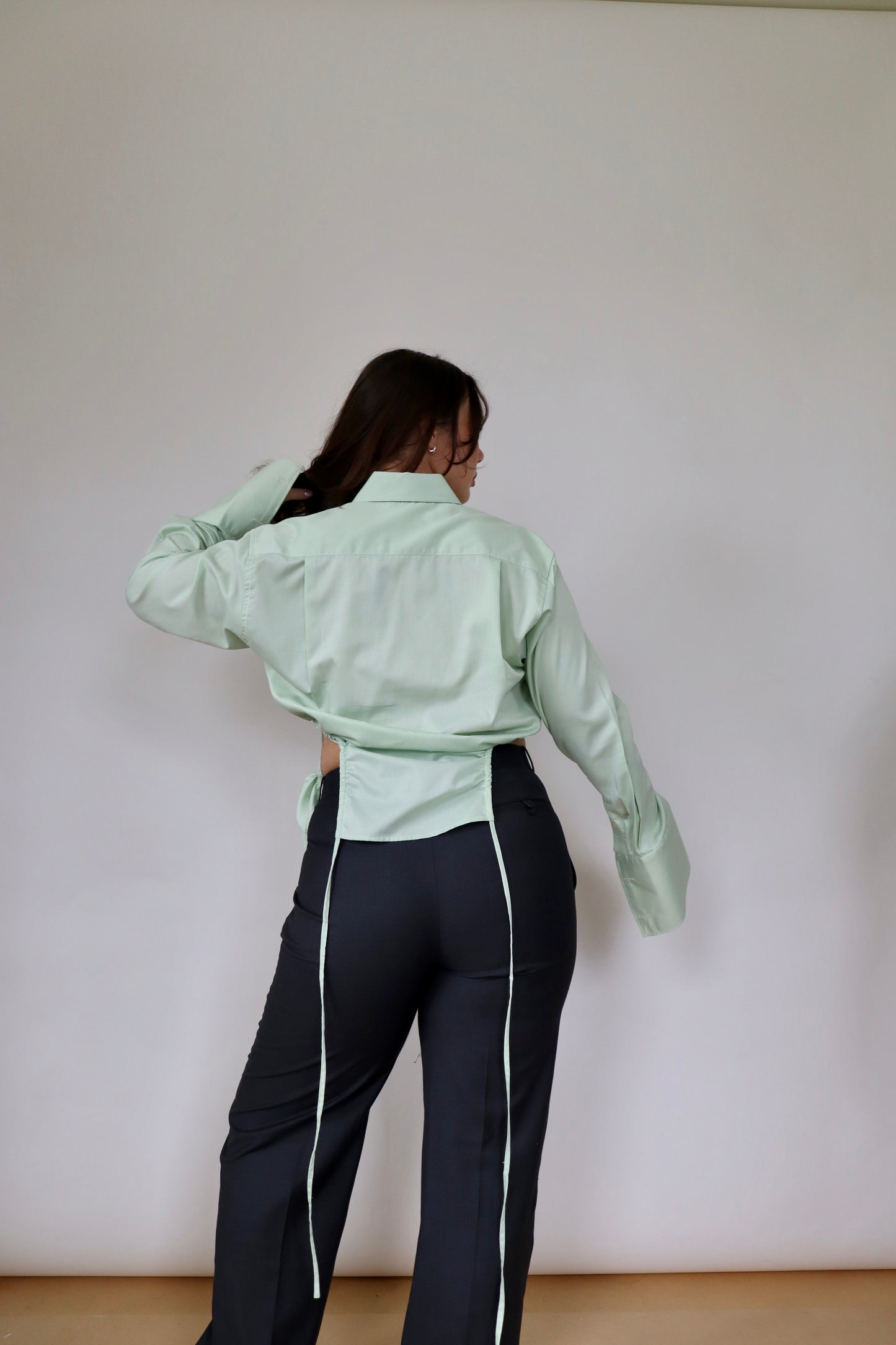 Wasabi Green Curve Shirt