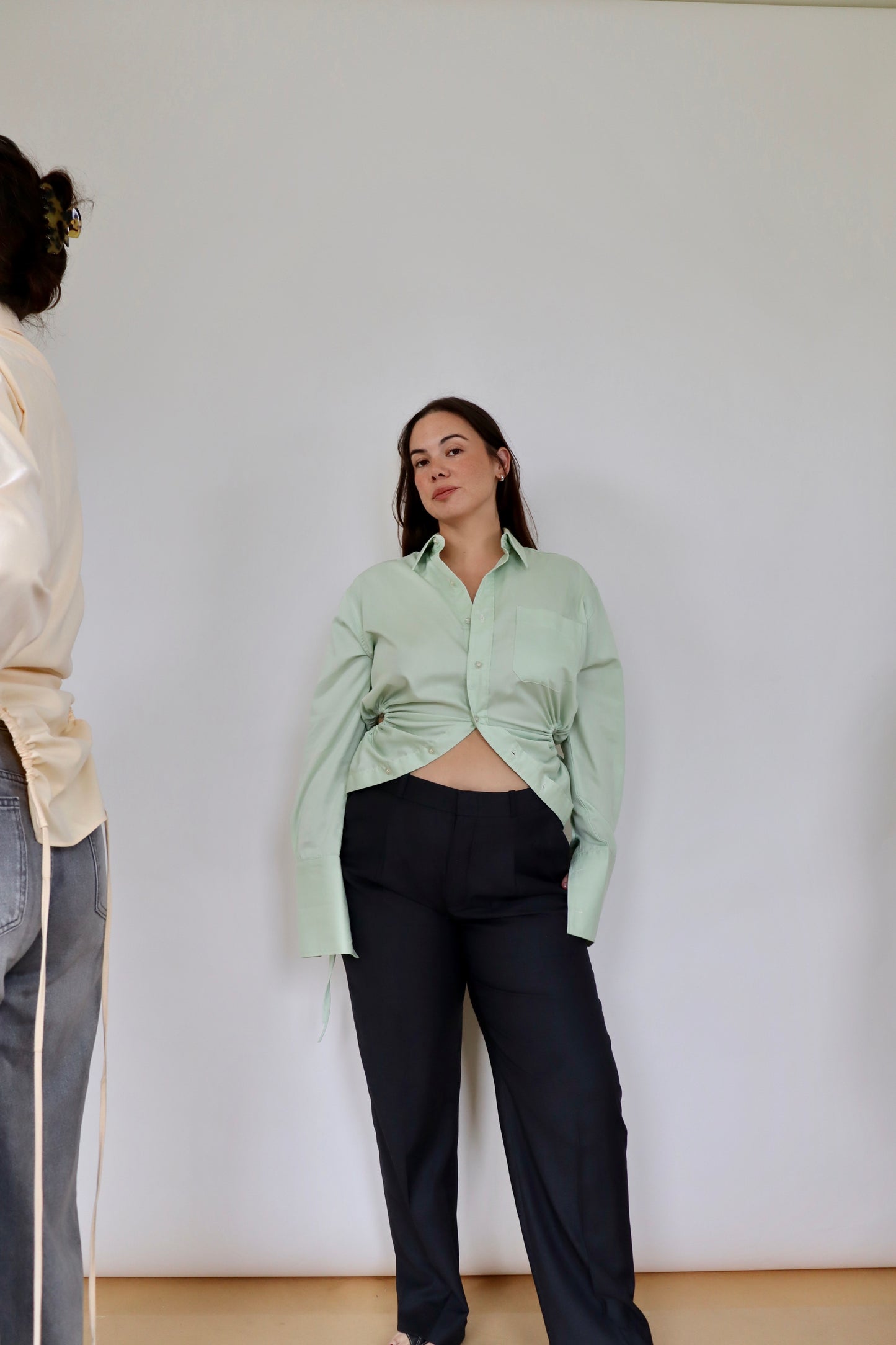 Wasabi Green Curve Shirt