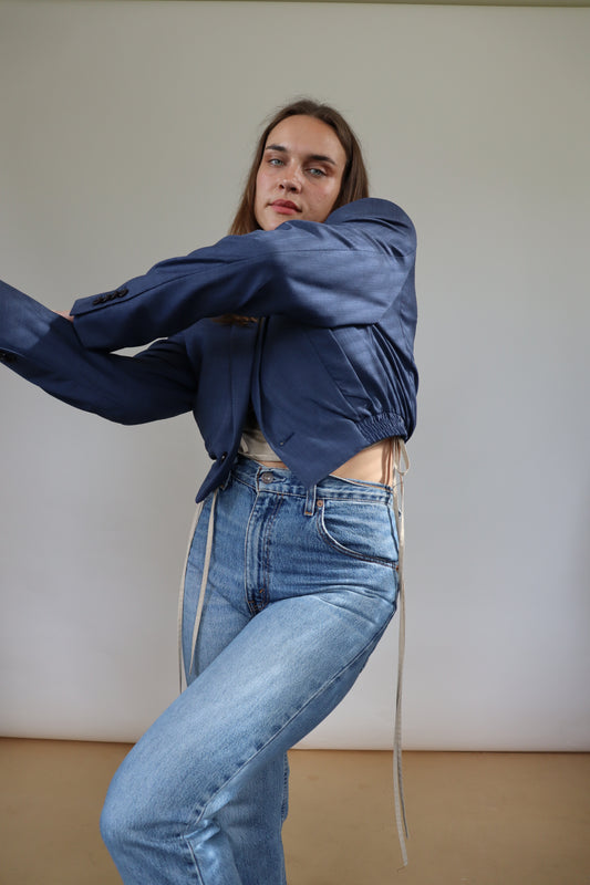 Midnight Blue Grace Bomber S