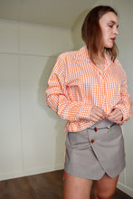 Load image into Gallery viewer, Orange Patterned Curve Shirt
