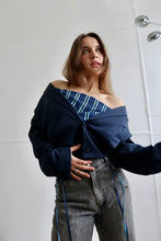 Load image into Gallery viewer, Navy Grace Bomber S