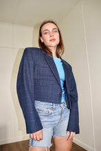 Load image into Gallery viewer, Navy Squared Mara Blazer