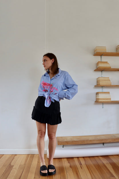 Blue Striped 'To Do' Shirt
