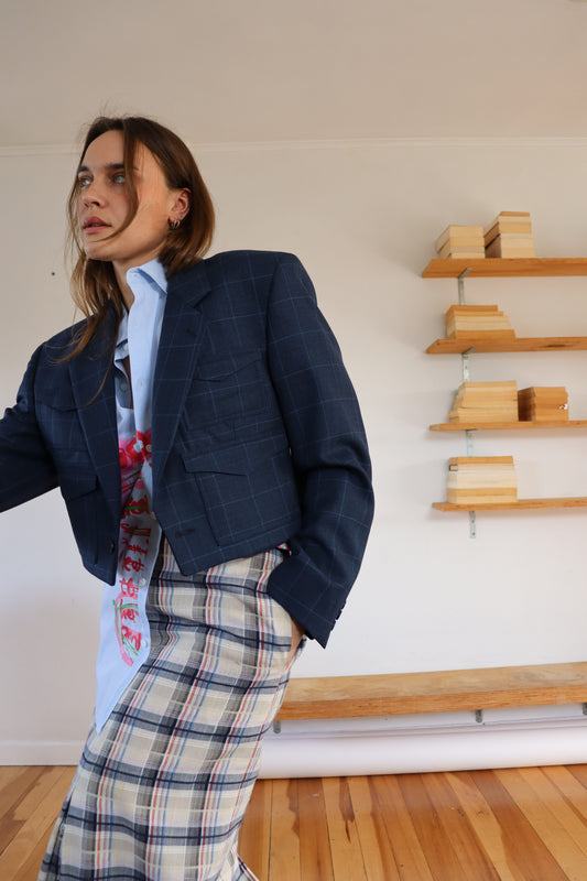Navy Squared Mara Blazer