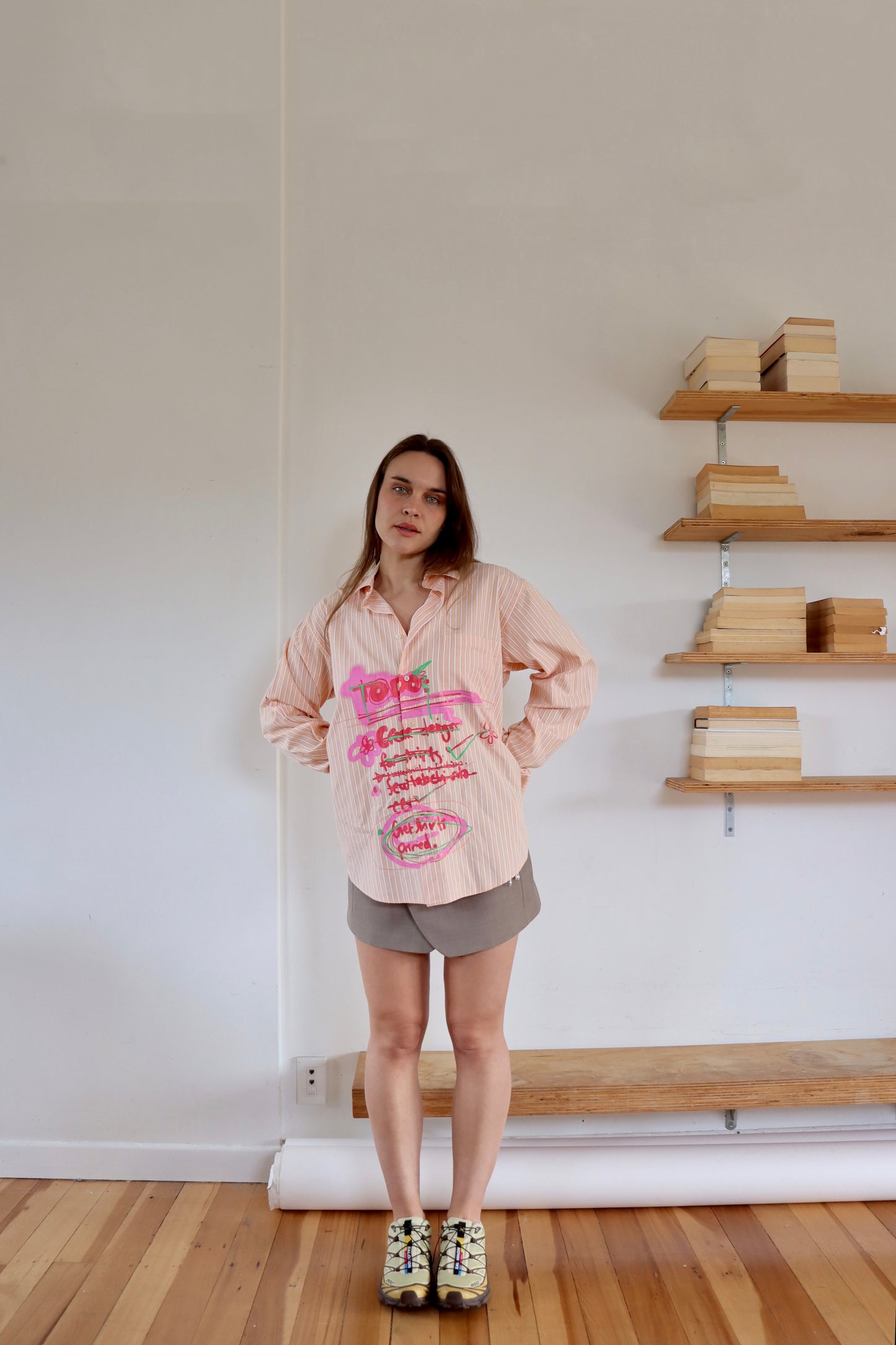 Orange 'To Do' Shirt M