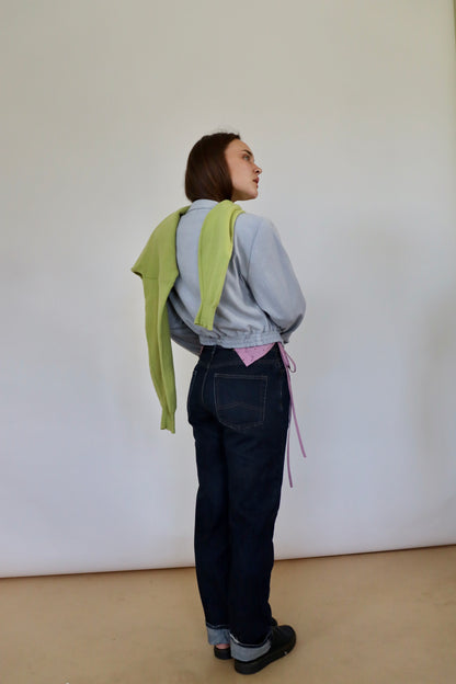 Light Grey Grace Bomber S