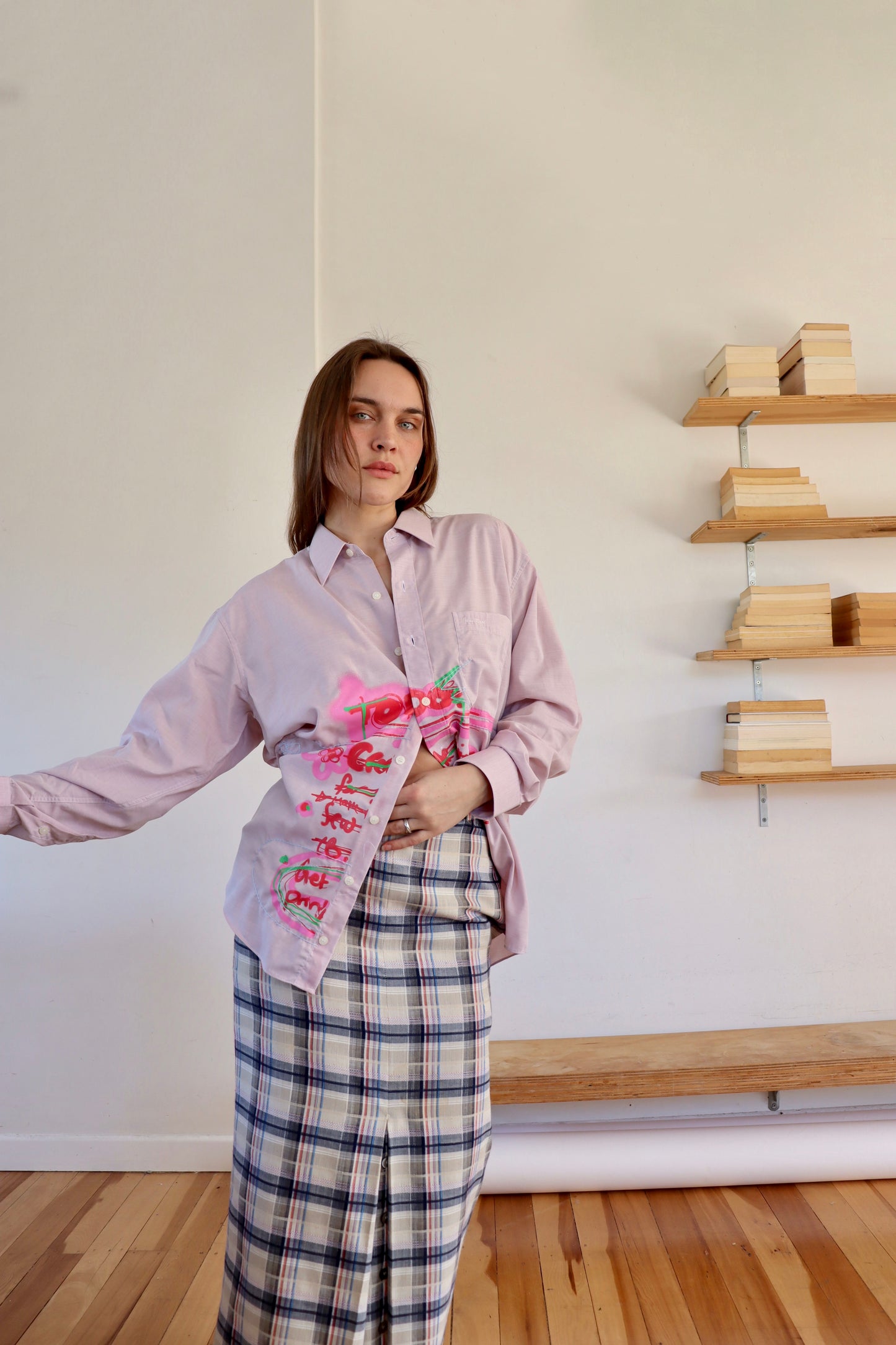 Dusty Pink 'To Do' Shirt S