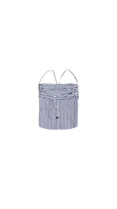 Blue Striped Tobi Top XS