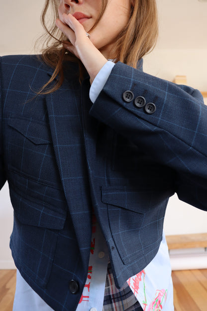 Navy Squared Mara Blazer