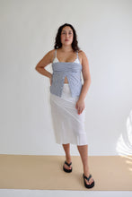 Load image into Gallery viewer, Blue Gingham Tobi Top L