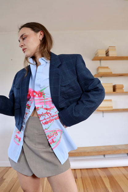 Navy Squared Mara Blazer