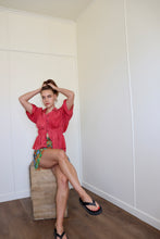 Load image into Gallery viewer, Red Silk Tocca Shirt
