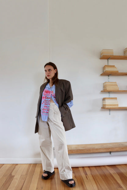 Blue Striped 'To Do' Shirt
