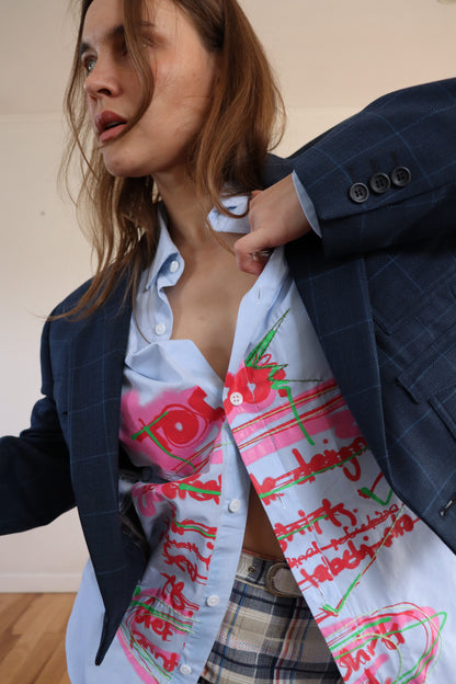 Navy Squared Mara Blazer