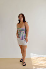 Load image into Gallery viewer, Colourful Striped Tobi Top M