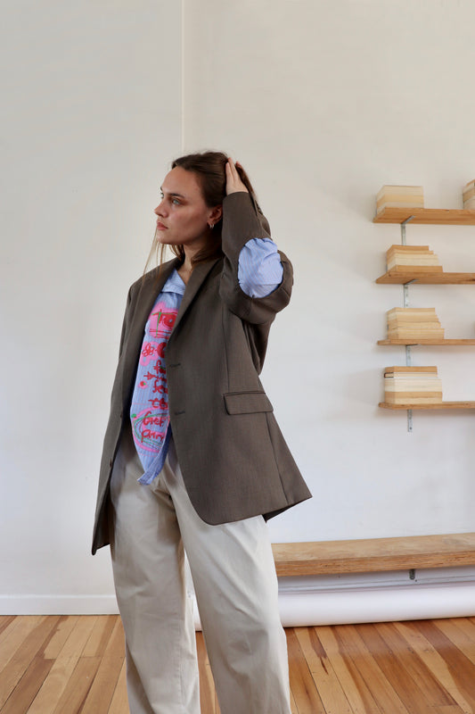 Brown Holy Blazer