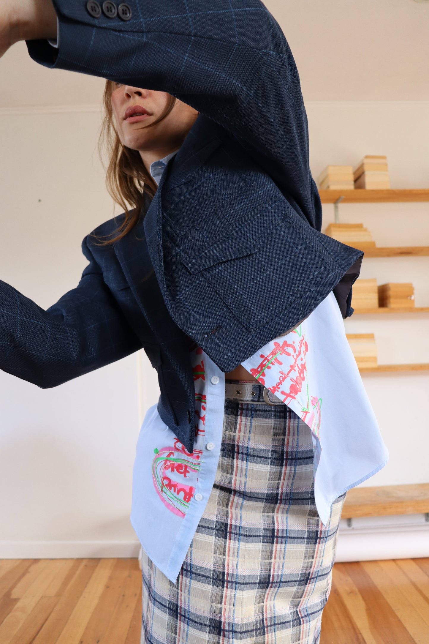 Navy Squared Mara Blazer