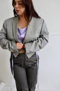 Light Grey Grace Bomber M