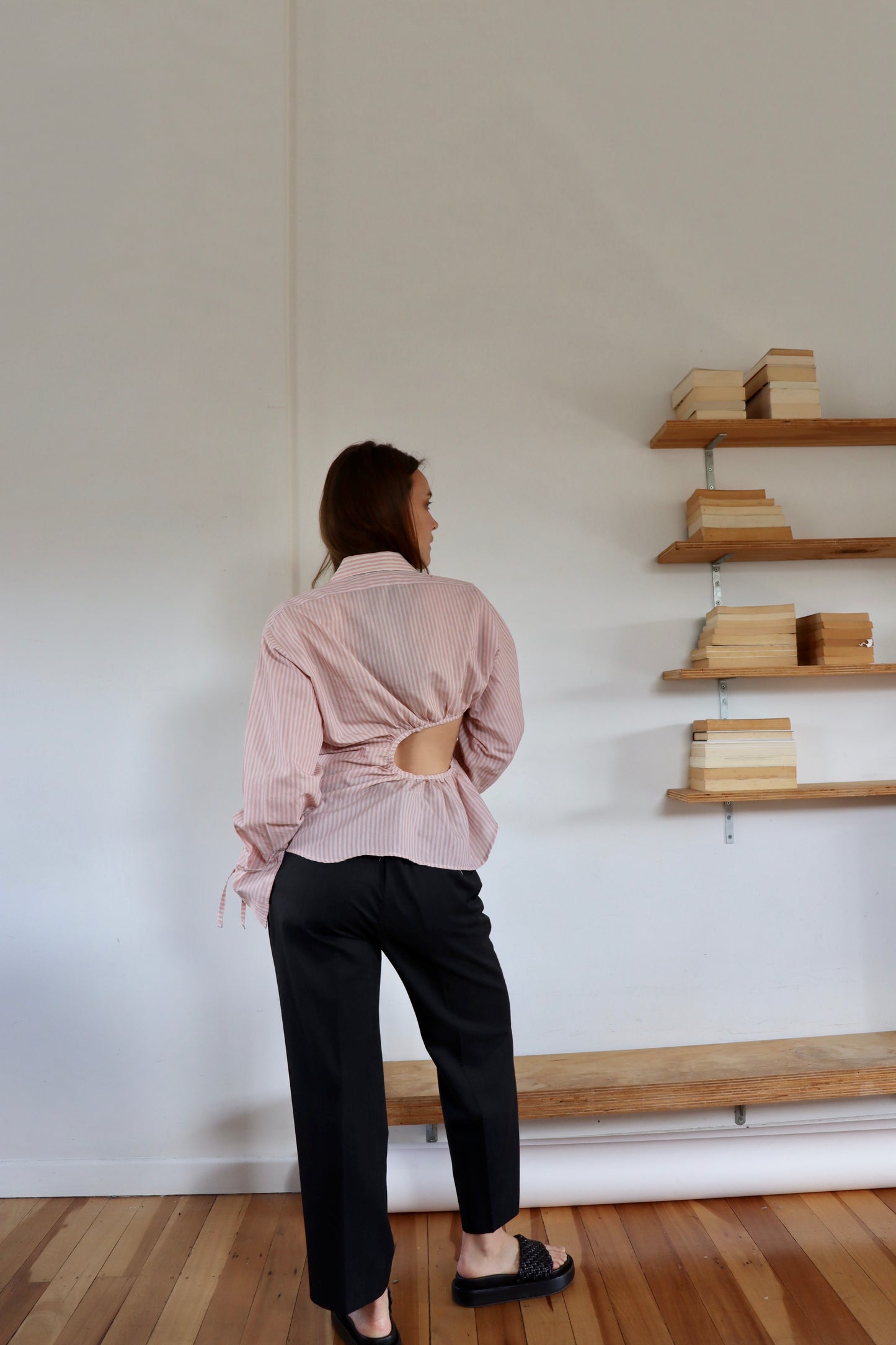 Pink Asymmetric Fran Shirt