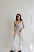 Load image into Gallery viewer, Pink &amp; Purple Striped Awa Top XS