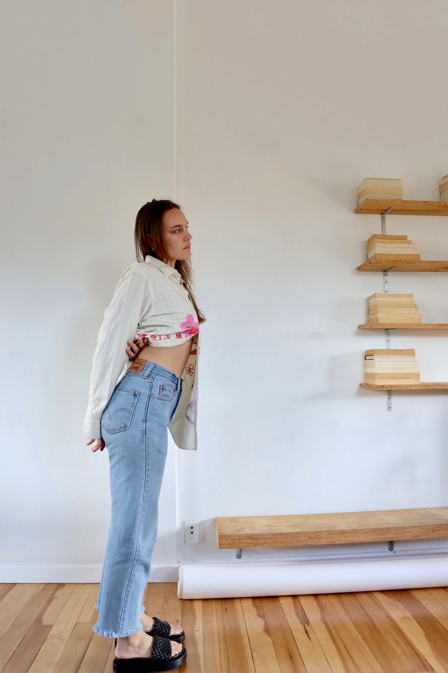 Yellow Striped 'To Do' Shirt