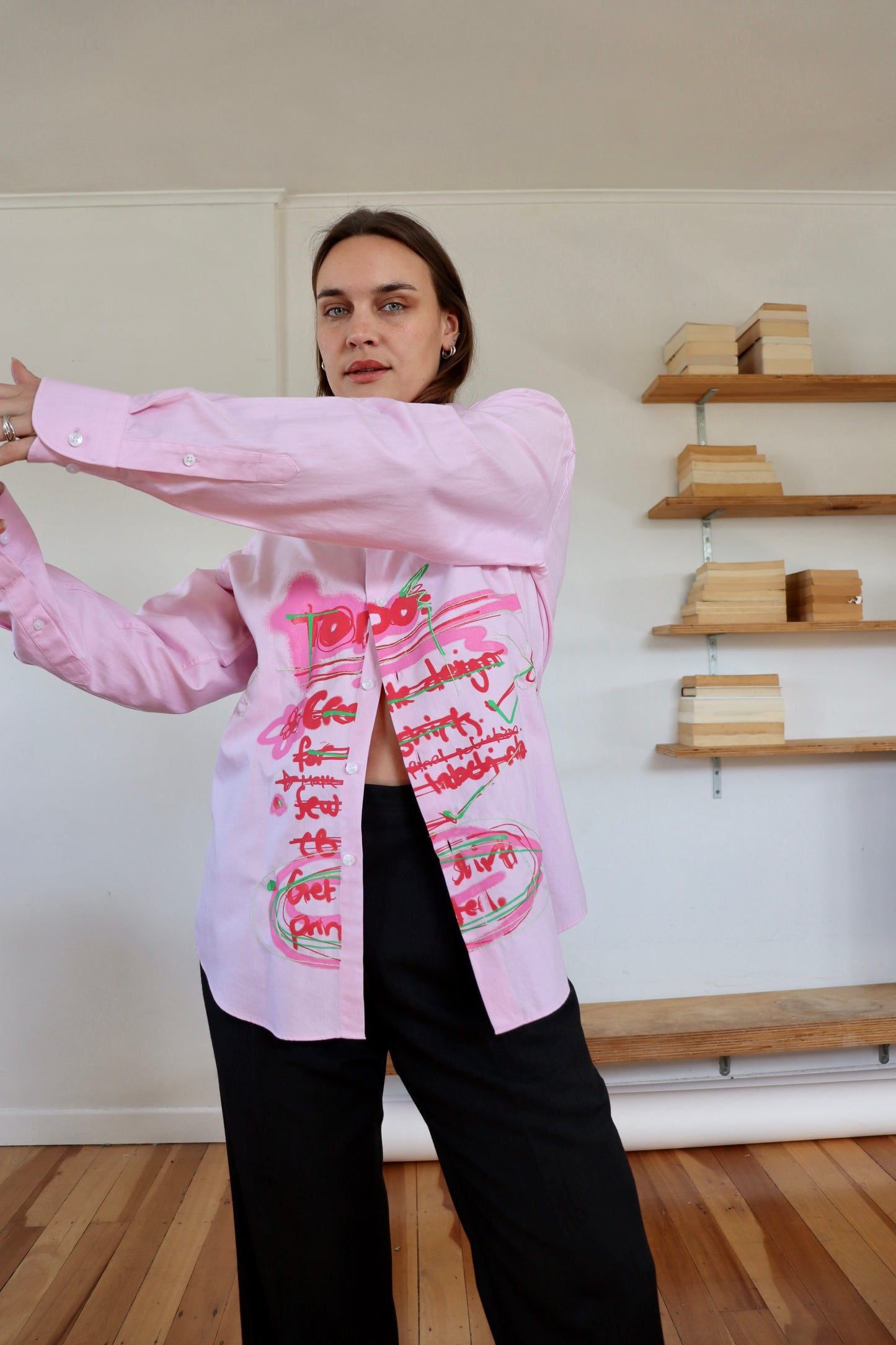 Pink 'To Do' Shirt S
