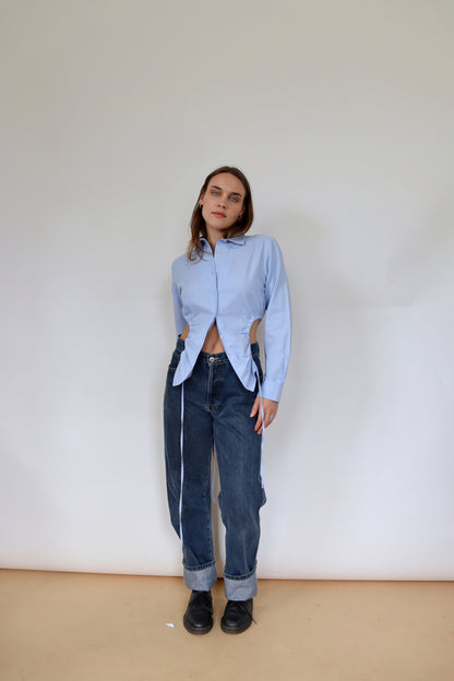 Baby Blue Curve Shirt XS