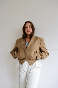 Tan Grace Bomber L