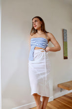 Load image into Gallery viewer, Blue Striped Tobi Top