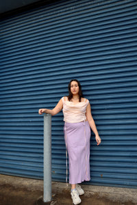 Lilac Curve Skirt