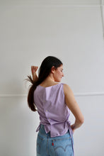 Load image into Gallery viewer, Purple Striped Awa Top XS