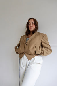 Tan Grace Bomber L