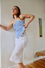 Load image into Gallery viewer, Blue Striped Tobi Top