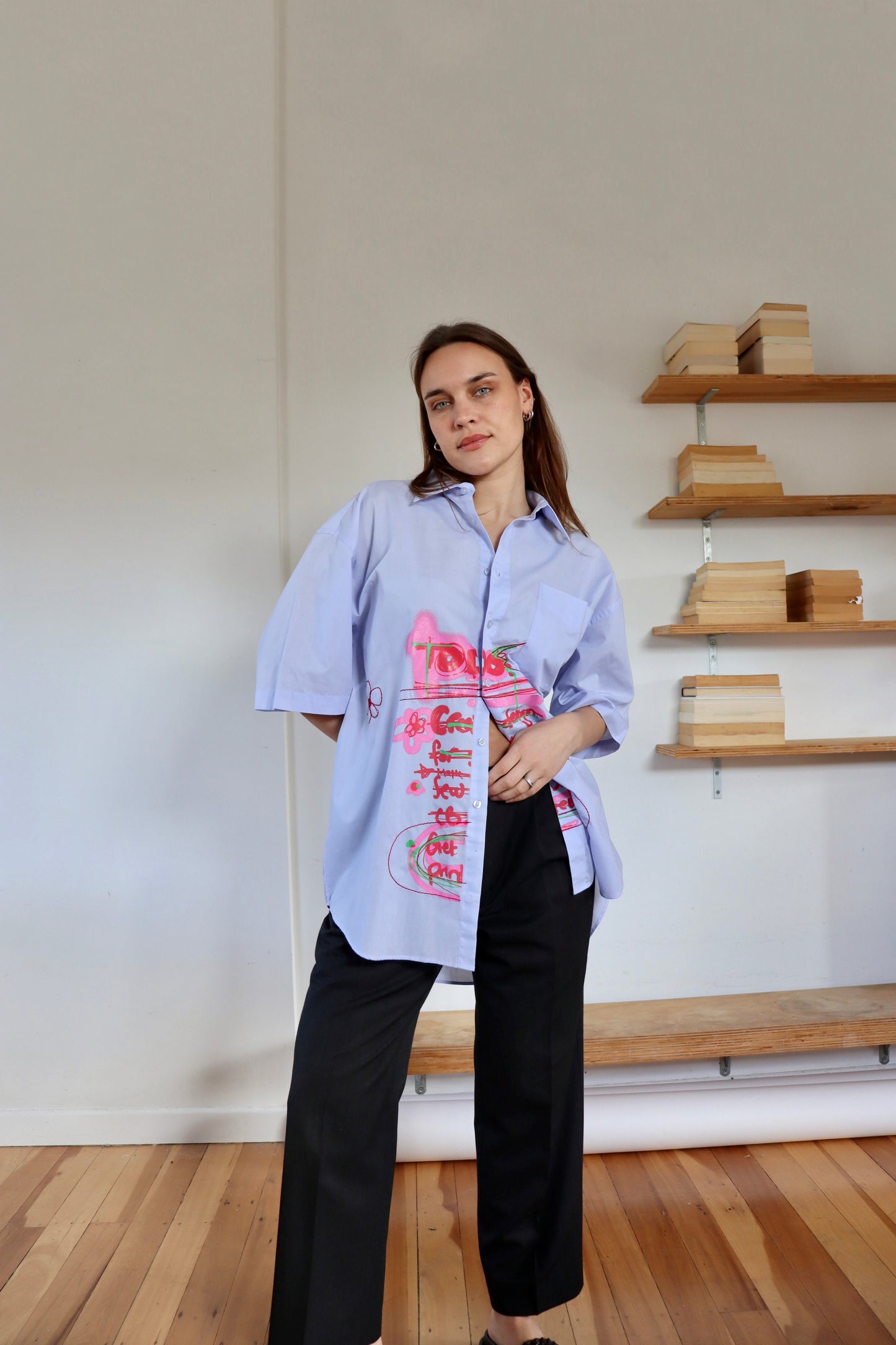 Lavender Blue 'To Do' Shirt XL