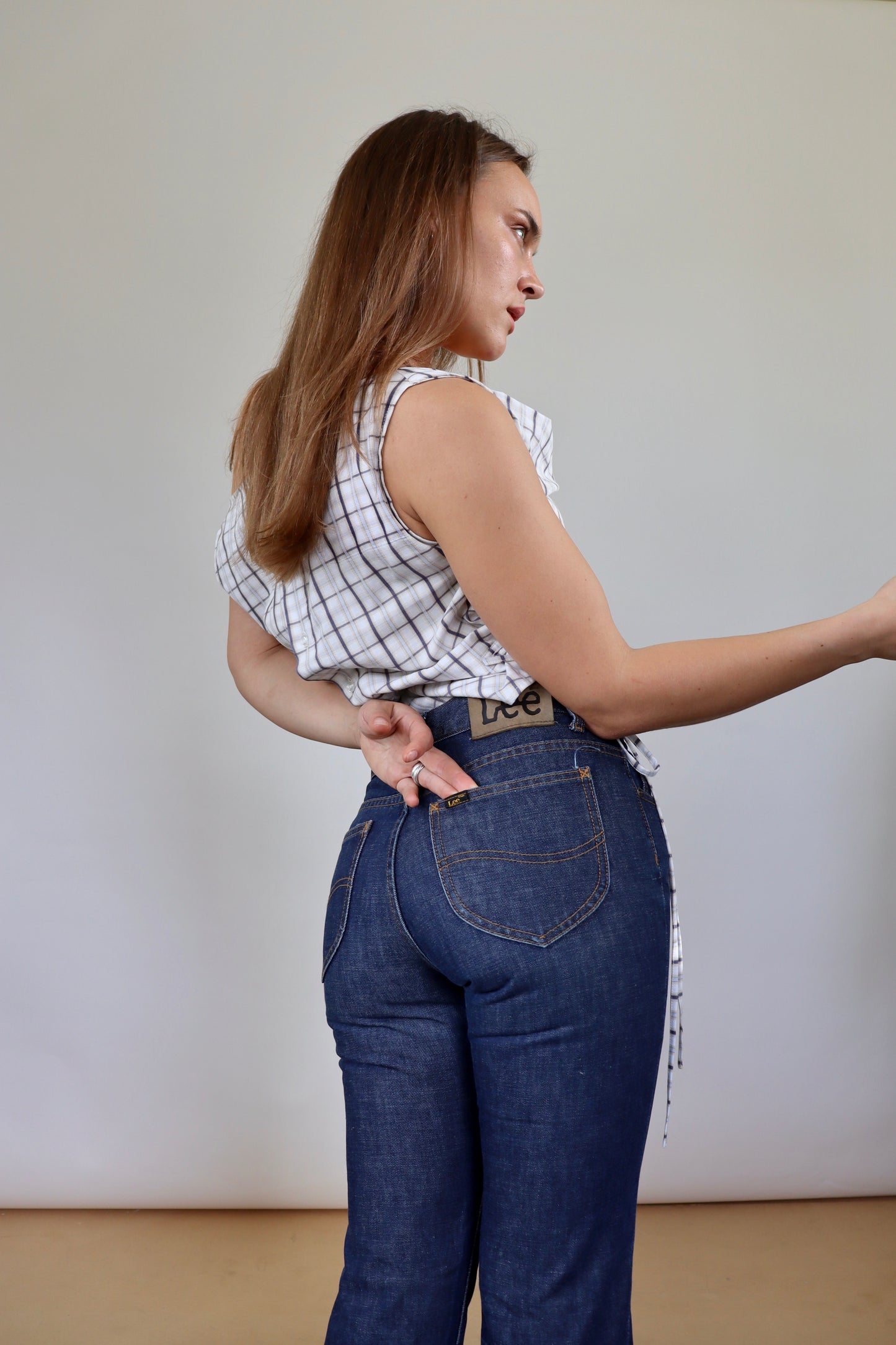 Cream Patterned Awa Top S