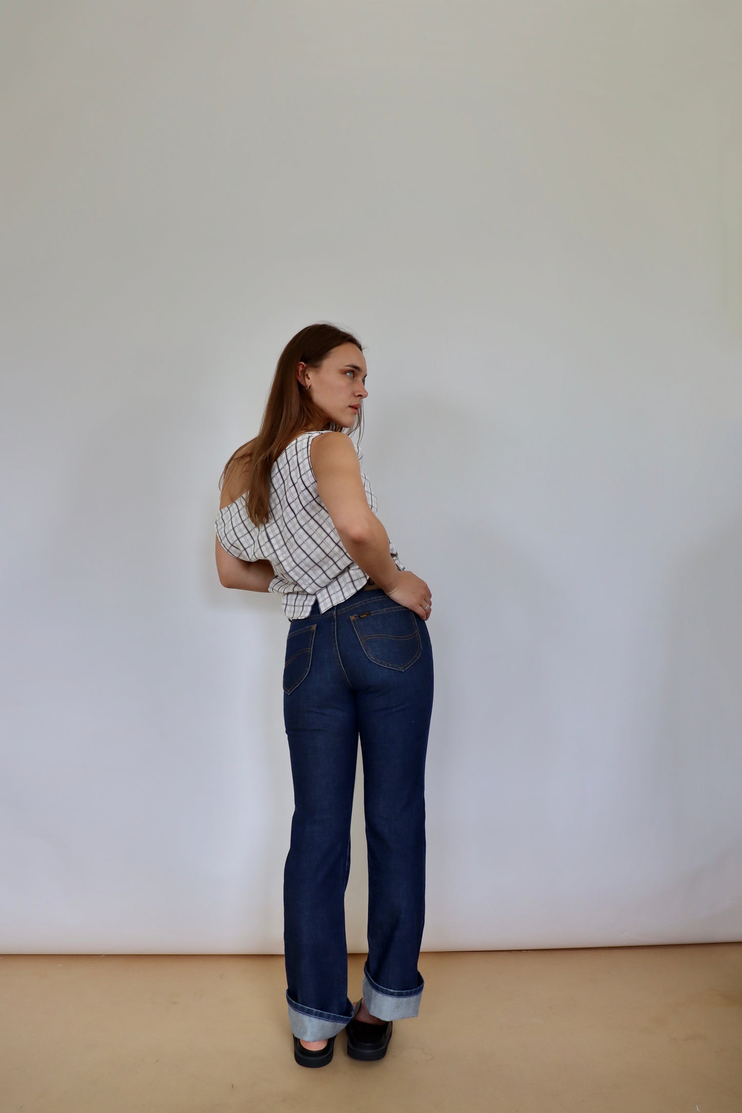 Cream Patterned Awa Top S