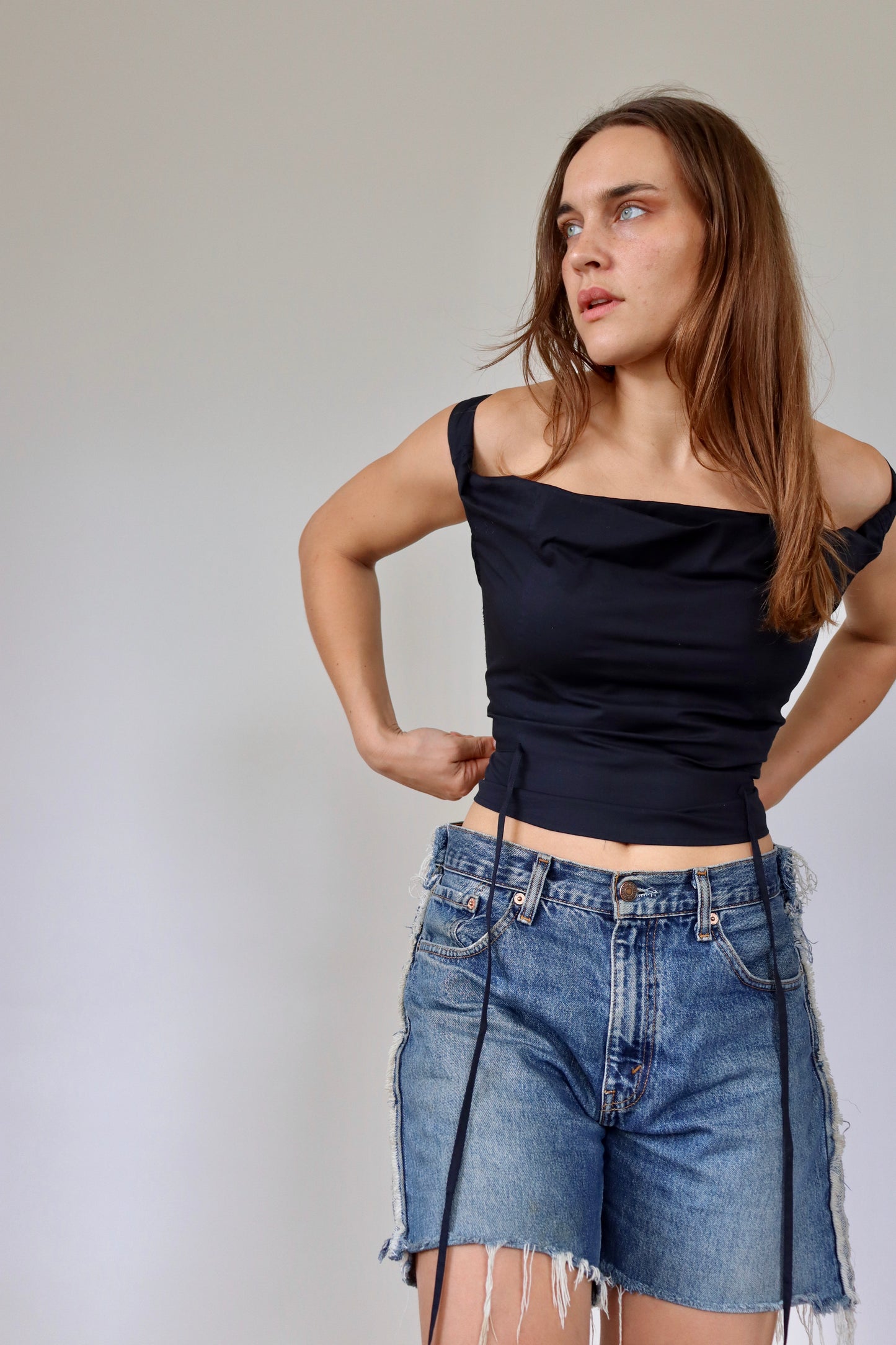 Midnight Blue Awa Top XS