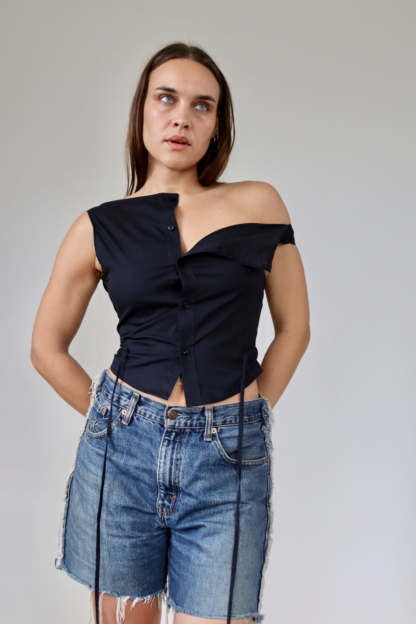 Midnight Blue Awa Top XS